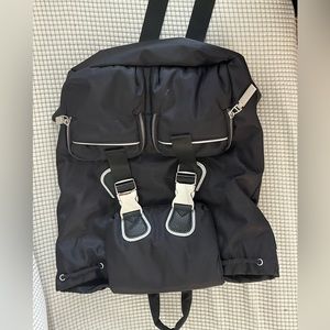 Black nylon Steve Madden backpack